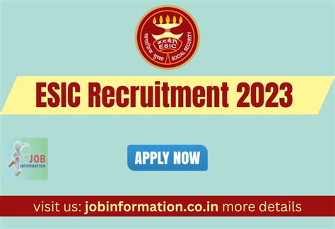 Esic Recruitment 2023 Monthly Pay Scale Up To 133640 Post Check Salary