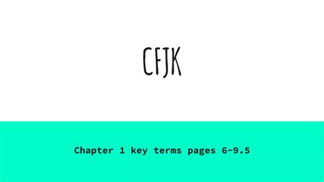 Ch 1 Key Terms Ppt