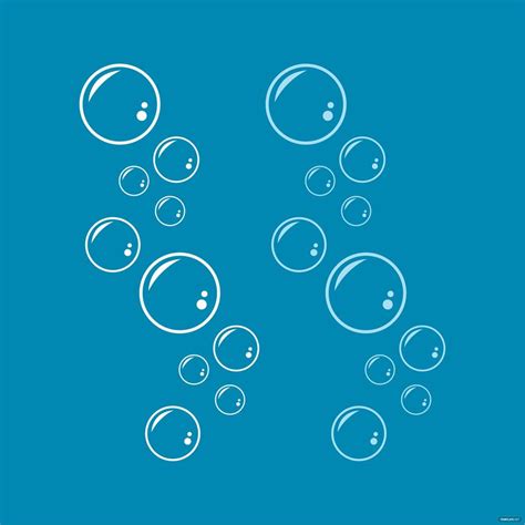 Free Water Bubbles Vector Eps Illustrator  Png Svg