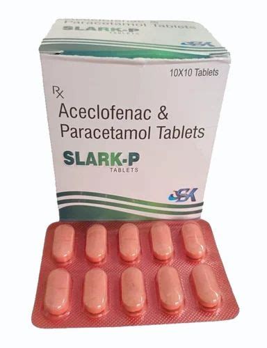 Slark P Aceclofenac Paracetamol Tablets 425mg At Rs 100 Box In Lucknow