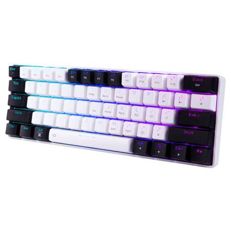 Dareu Ek S Wired Rgb Gaming Keyboard White On Black The Blisstronics