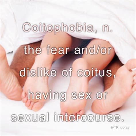 Coitophobia In 2021 Phobia Words Phobias I Learned