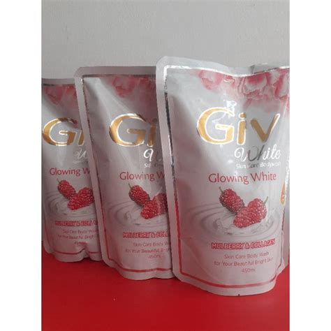 Jual Giv Sabun Mandi Cair 450ml 450 Ml Mulberry Collagen Glowing White