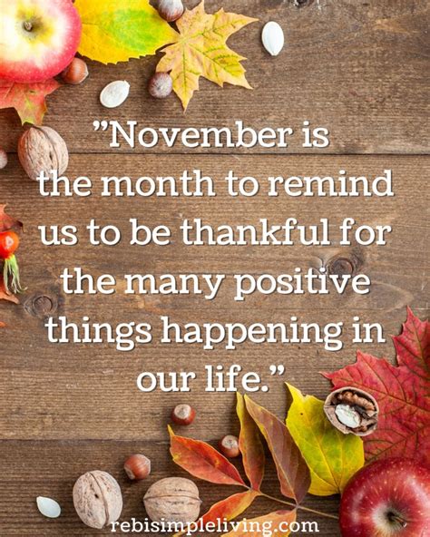 22 Sweet And Happy November Quotes To Inspire Gratitude