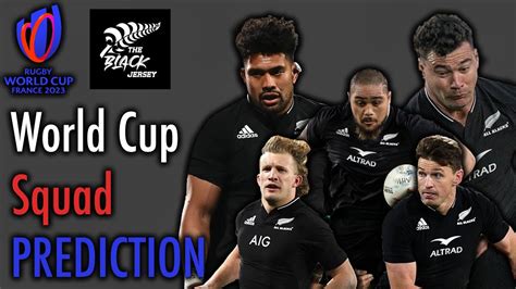 Predicting The All Blacks Rugby World Cup Squad Analysis By A