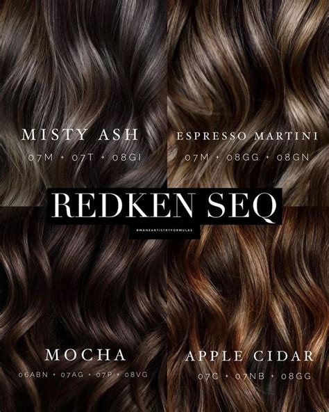 Redken On Instagram In Need Of Shades Eq Gloss Brunette Formula Ideas 🤎 Look No Further Than