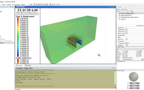 Flac3d数值模拟，如何提取模型中各种数据导出数据（位移、应力），提取数据、利用数据绘制准确曲线图；私聊获取。