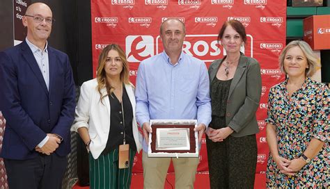 Eroski premia al proveedor zaragozano Gil pallarés por su trayectoria