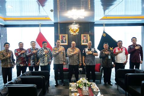 Kakanwil Ilham Djaya Sambangi Kapolda Sumatera Selatan Ini Yang Dibahas