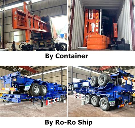 Tri Axle Container Chassis Price 40 FT Container Chassis For Sale