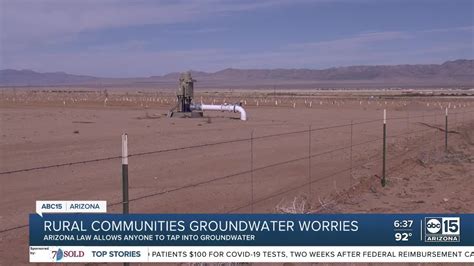 Running Dry Lax Az Groundwater Laws Threaten Rural Groundwater Supply