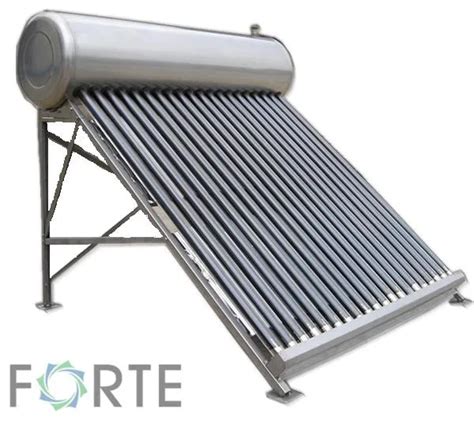 Low Pressure Stainless Steel Solar Thermal Water Heater China Vacuum