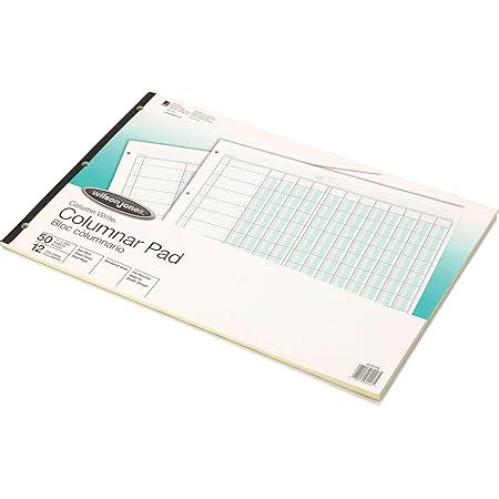 Amazon Wilson Jones G A Accounting Pad Six Unit Columns