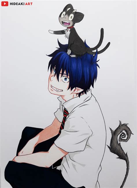 Rin Okumura And Kuro Blue Exorcist By Hideakiartreal On Deviantart