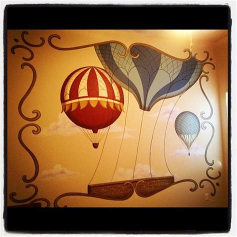 Vintage Hot Air Balloon Nursery Big Art Chick Flickr