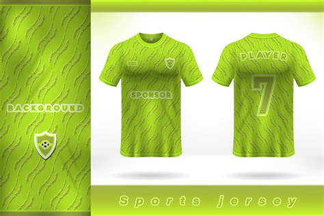 Green color sports jersey template design style number 02 12978399 ...