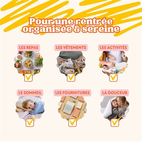 Checklist Organisation Rentr E Scolaire Post Instagram Joyeux