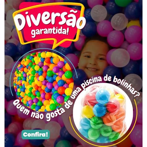 Unidades De Bolinhas Coloridas Para Piscina N O Amassa Direto Da