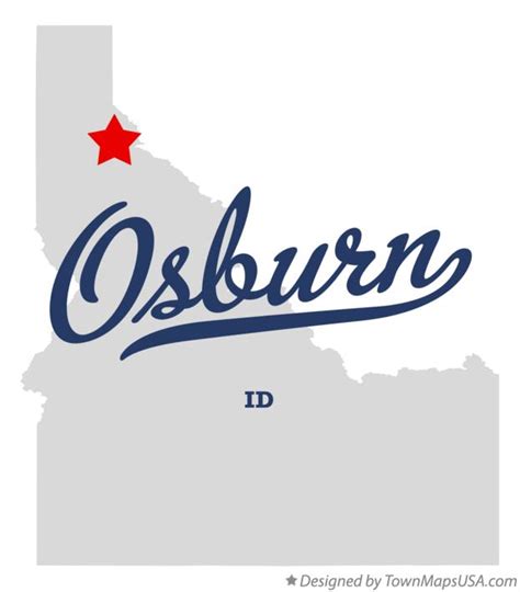 Map of Osburn, ID, Idaho