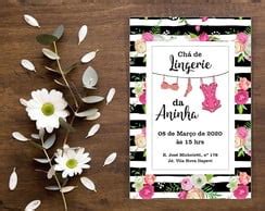 Convite Cha De Lingerie Elo