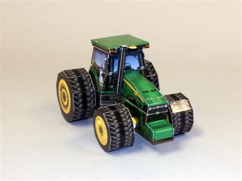 John Deere Paper Tractor