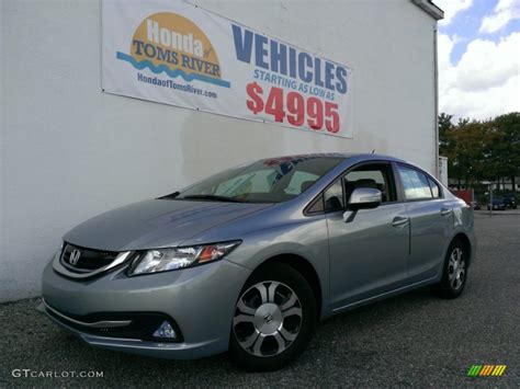 2013 Green Opal Metallic Honda Civic Hybrid Sedan 98247940 Photo 25