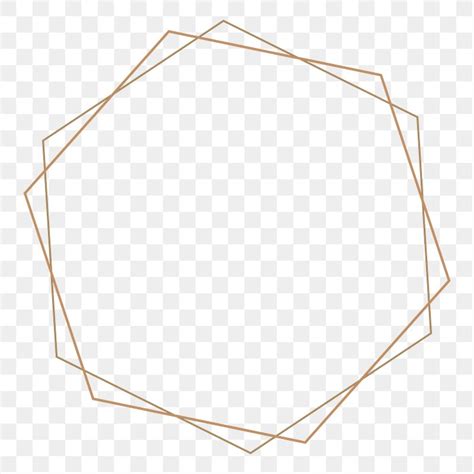 Hexagon Frame Png Logo Element Premium Png Rawpixel