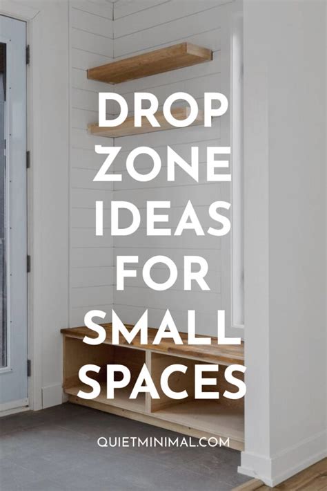 Perfect Drop Zone Ideas Optimize Small Spaces Quiet Minimal