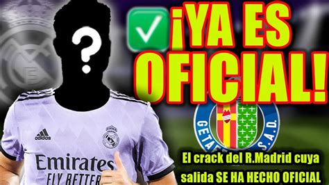 El Crack Del R Madrid Cuya Salida SE HA HECHO OFICIAL YouTube