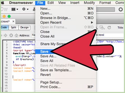 How To Add A Drop Down Box In Dreamweaver With Pictures