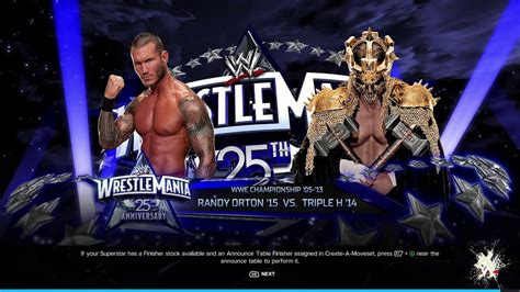 WWE 2K24 Randy Orton Vs Triple H WWE Championship Showdown YouTube