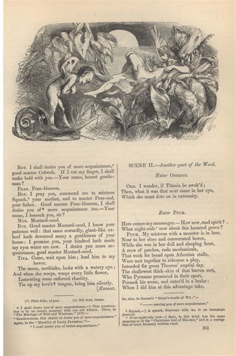 Puck and Oberon | Victorian Illustrated Shakespeare Archive