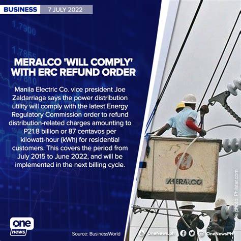 ONE News PH On Twitter Meralco Refund Meralco Says It Will Follow The