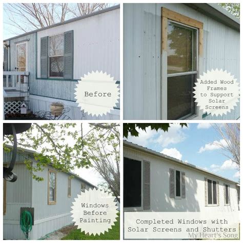 Mobile Home Exterior Makeovers Before And After