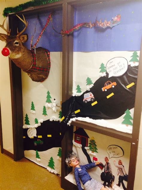 Home Health Door Decorating Contest Grandma Got Ran Over By A