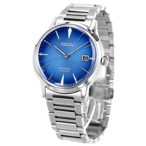 Seiko Presage Srpj13j1 Cocktail Time Gradient Blue Dial Mens Watch Ioomobile