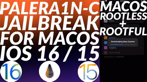 How To Use Palera1n Jailbreak Mac Jailbreak IOS 16 15 Rootless