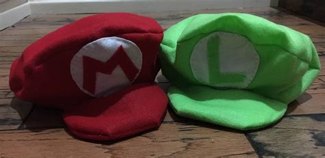 Inspired Super Mario And Luigi Hat Special Sale Etsy