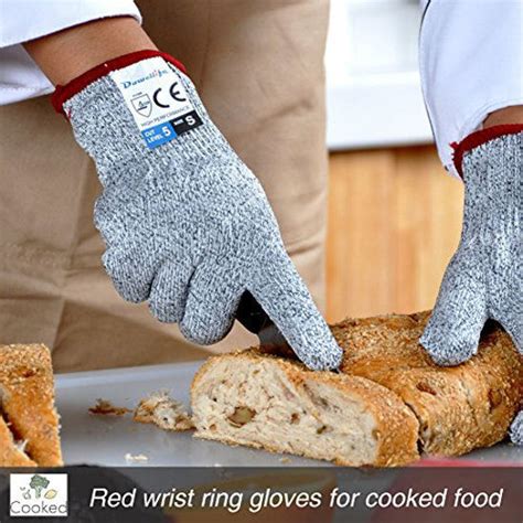 Getuscart Dowellife Cut Resistant Gloves Food Grade Level Protection