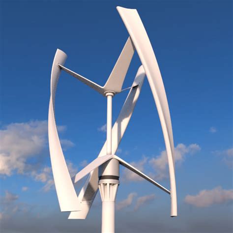 3d vertical wind turbine model