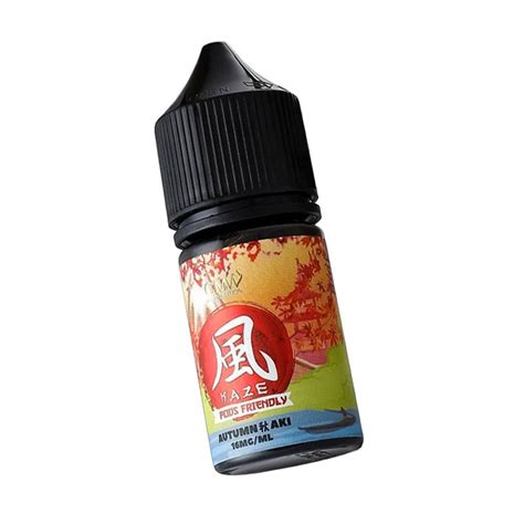 Jual Kaze Autumn Aki Salt Nic E Liquid Ml Mg Shopee Indonesia