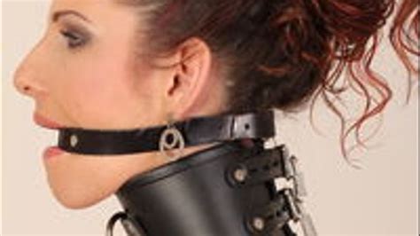 Yvette Ring Gagged In Tight Posture Collar Beltbound Clip Store