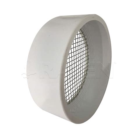 Raven R Inch Pvc Termination Vent With Stainless Steel Screen