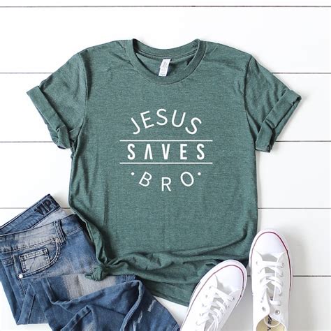 Jesus Saves T Shirt Etsy