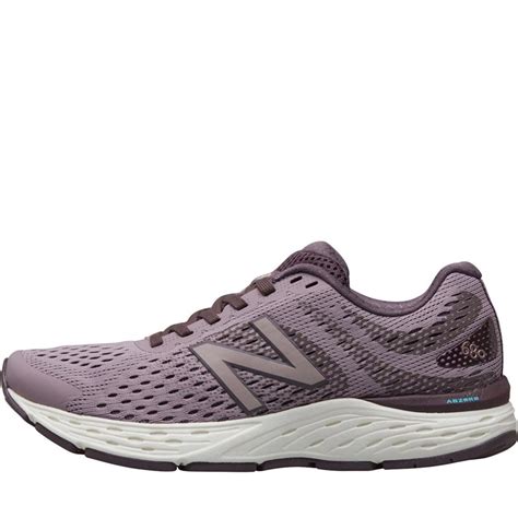 Buy New Balance Womens W680 V6 Neutral Running Shoes Pinkpurple