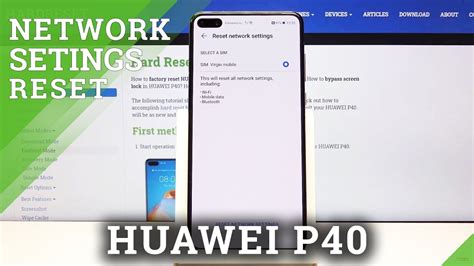 How To Reset Network Settings On Huawei P Youtube