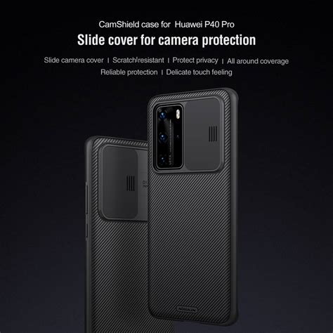 Nillkin Leather Phone Case For Huawei P Black