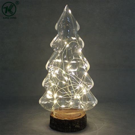 Small Led Lighted Glass Christmas Tree Ornaments Glass Ornament And Christmas Tree Price