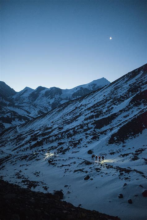 Hiking Under Moonlight In The Himalayas Photograph by Cavan Images | Fine Art America