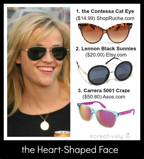 On Trend Tuesdays The Perfect Sunglasses For Your Face Shape Heart Face Shape Perfect